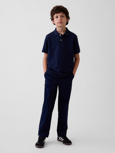 Kids Uniform Stretch Loose Khakis
