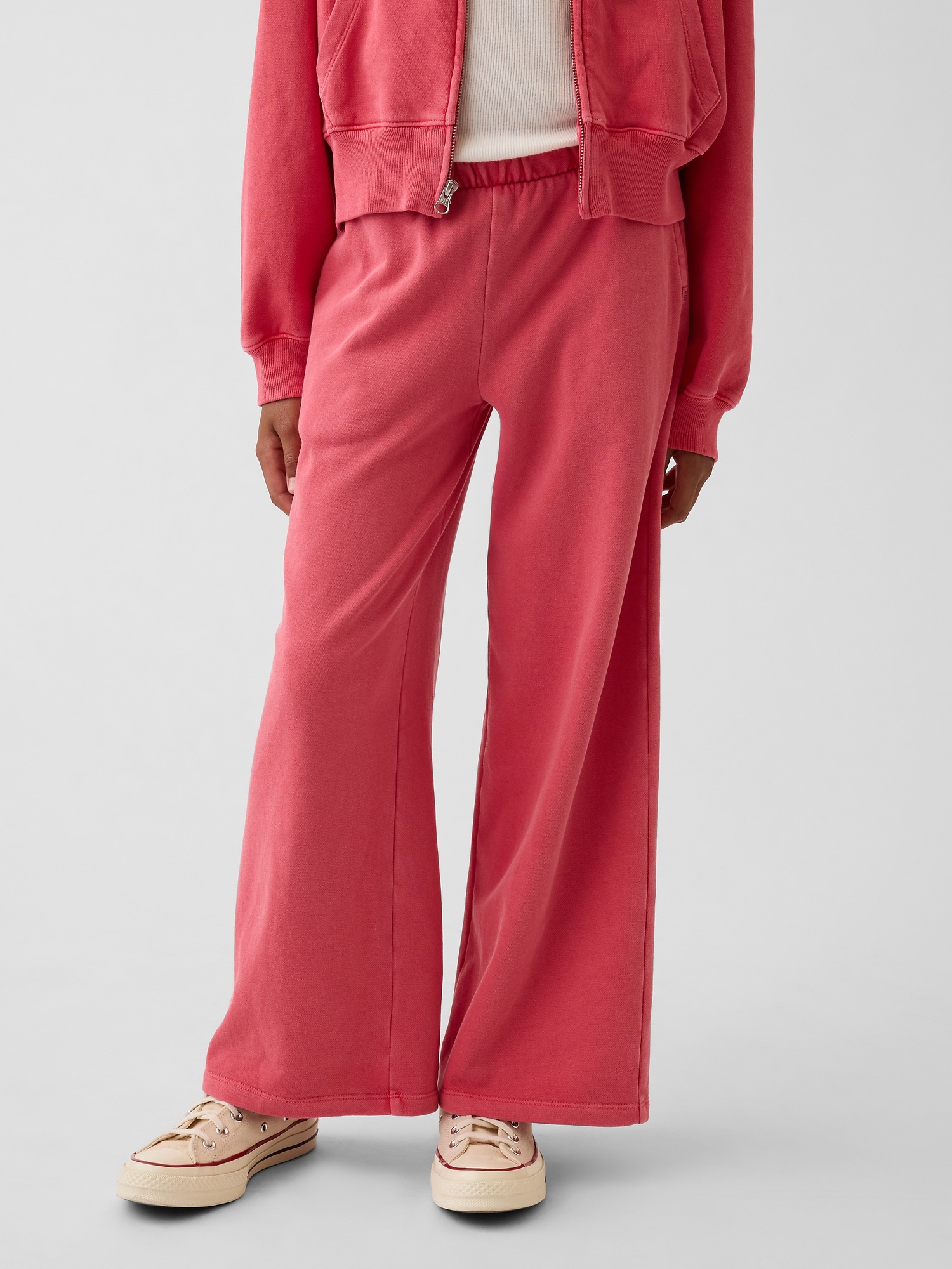 Детские свободные брюки-джоггеры Gap VintageSoft Terry — фото 3