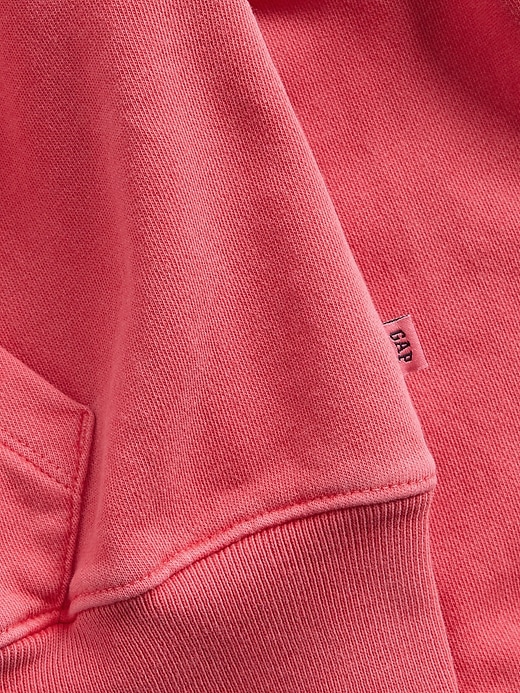 Image number 4 showing, Kids VintageSoft Terry Wedge Zip Hoodie