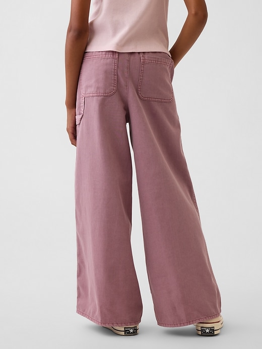 Image number 4 showing, Kids Easy Wide-Leg Utility Pants