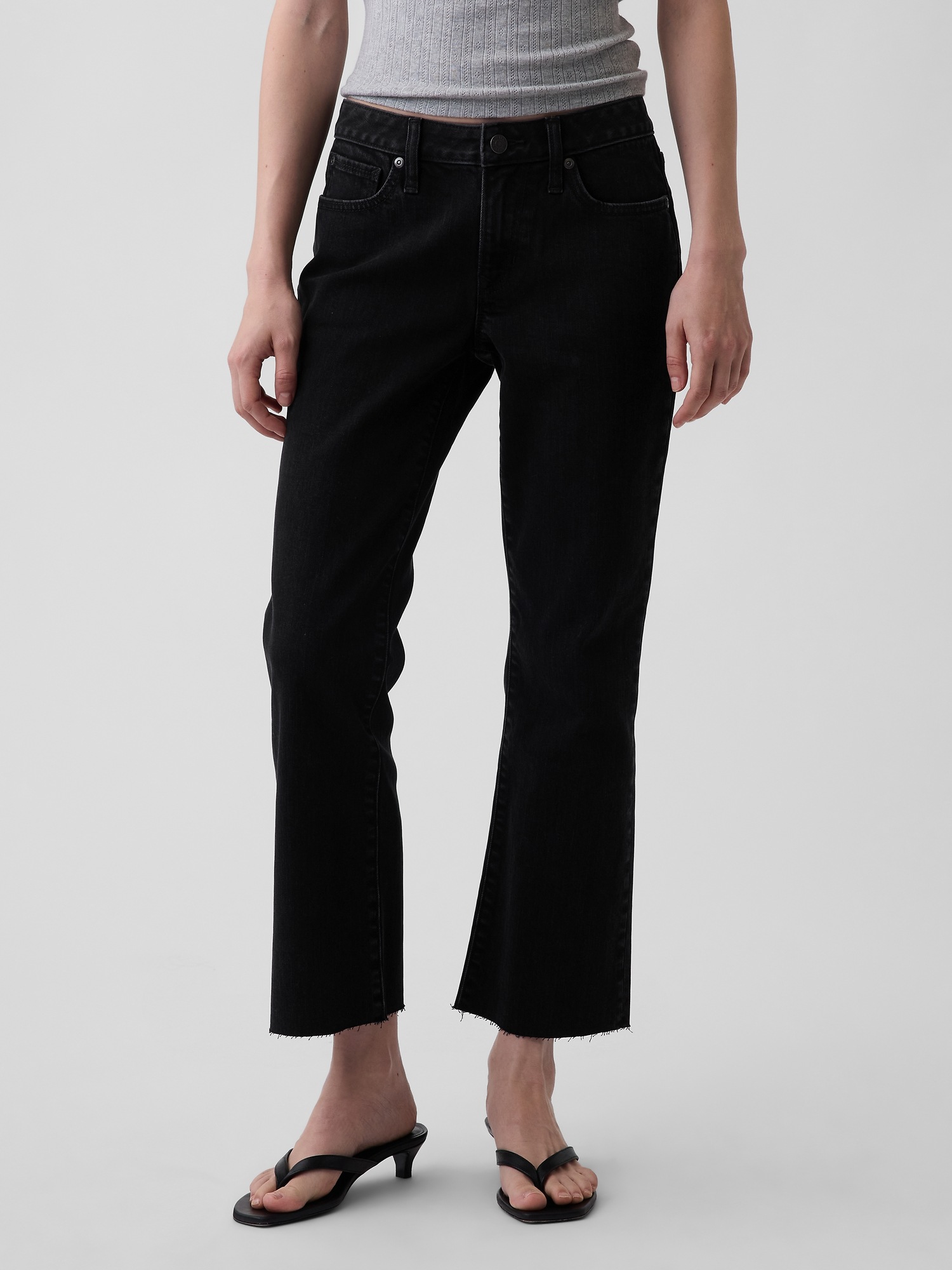 Женские джинсы Gap Low Rise Long & Lean Crop Jeans — фото 2
