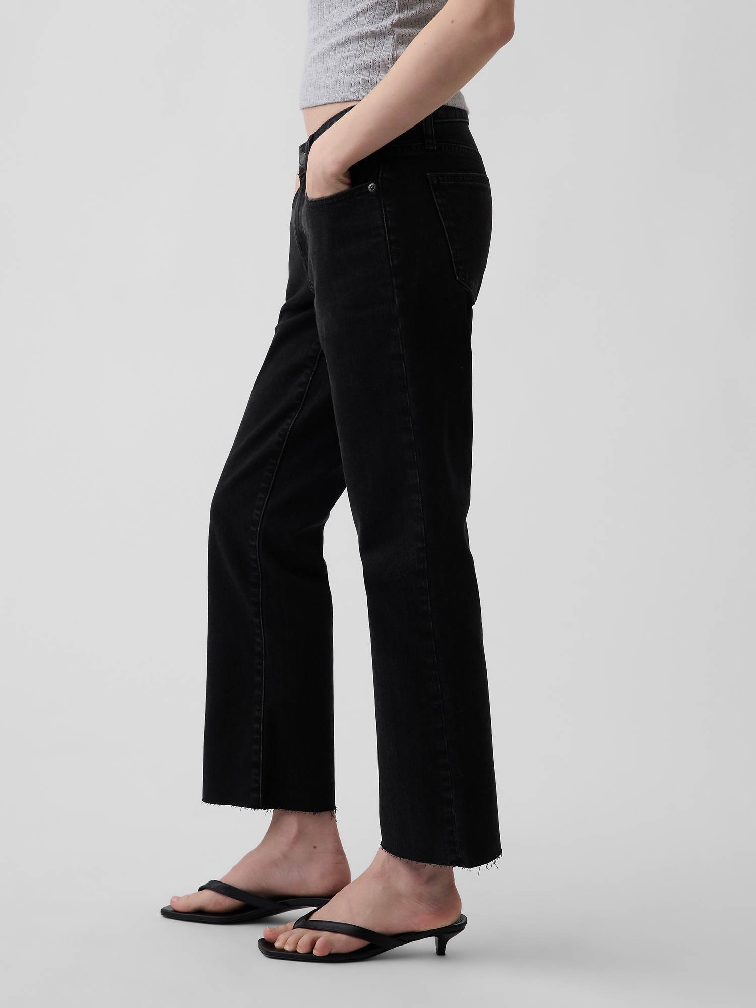 Женские джинсы Gap Low Rise Long & Lean Crop Jeans — фото 3