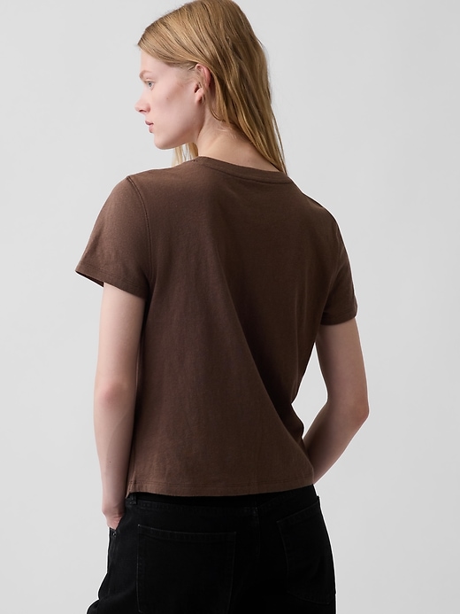 Image number 3 showing, 100% Cotton Authentic Shrunken T-Shirt