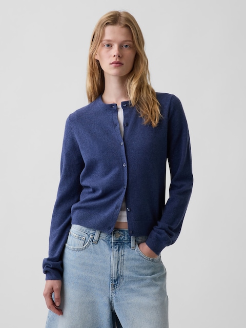 CashSoft Crop Cardigan