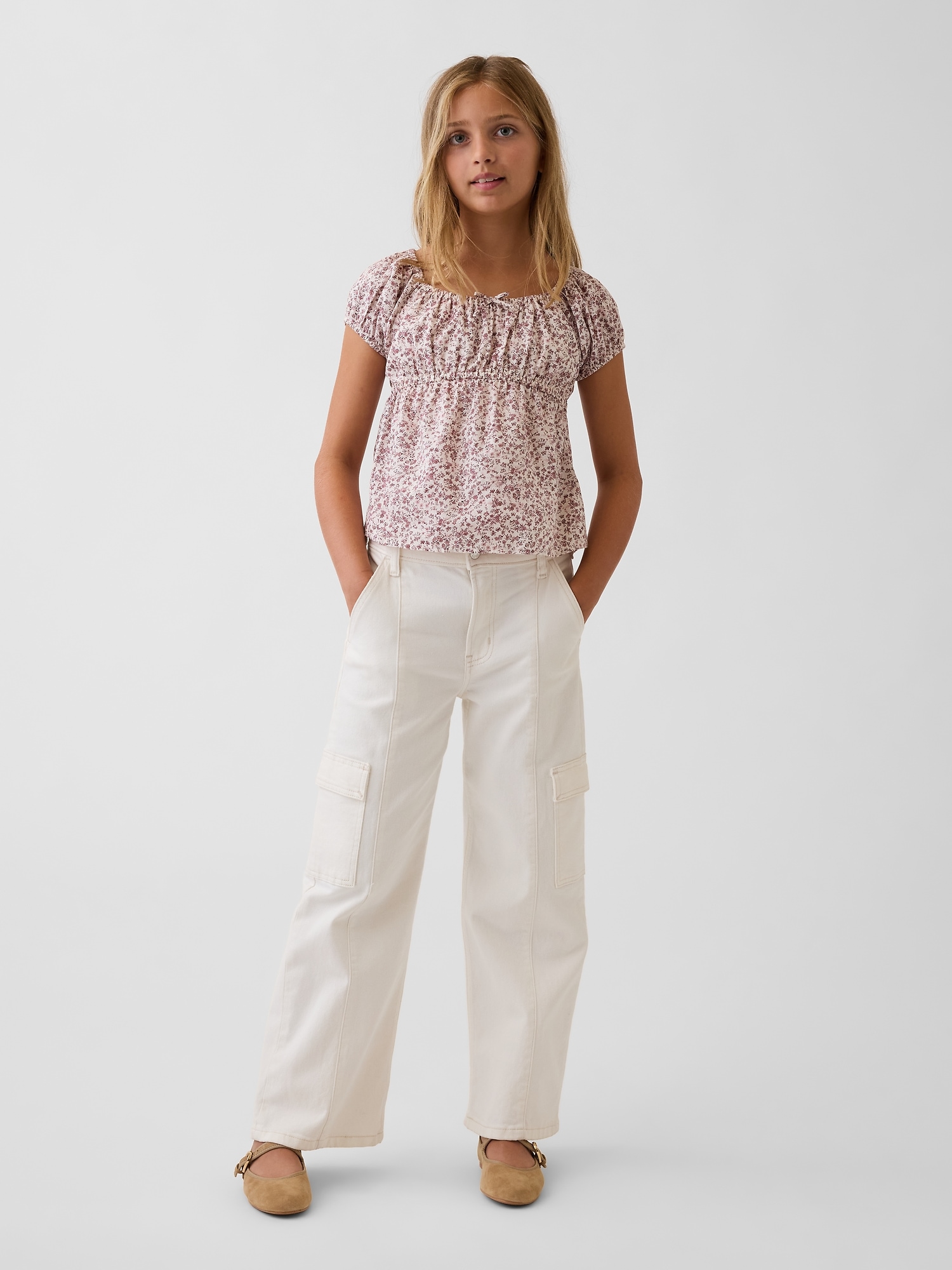 Kids Puff-Sleeve Top