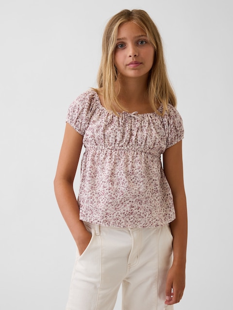 Kids Puff-Sleeve Top