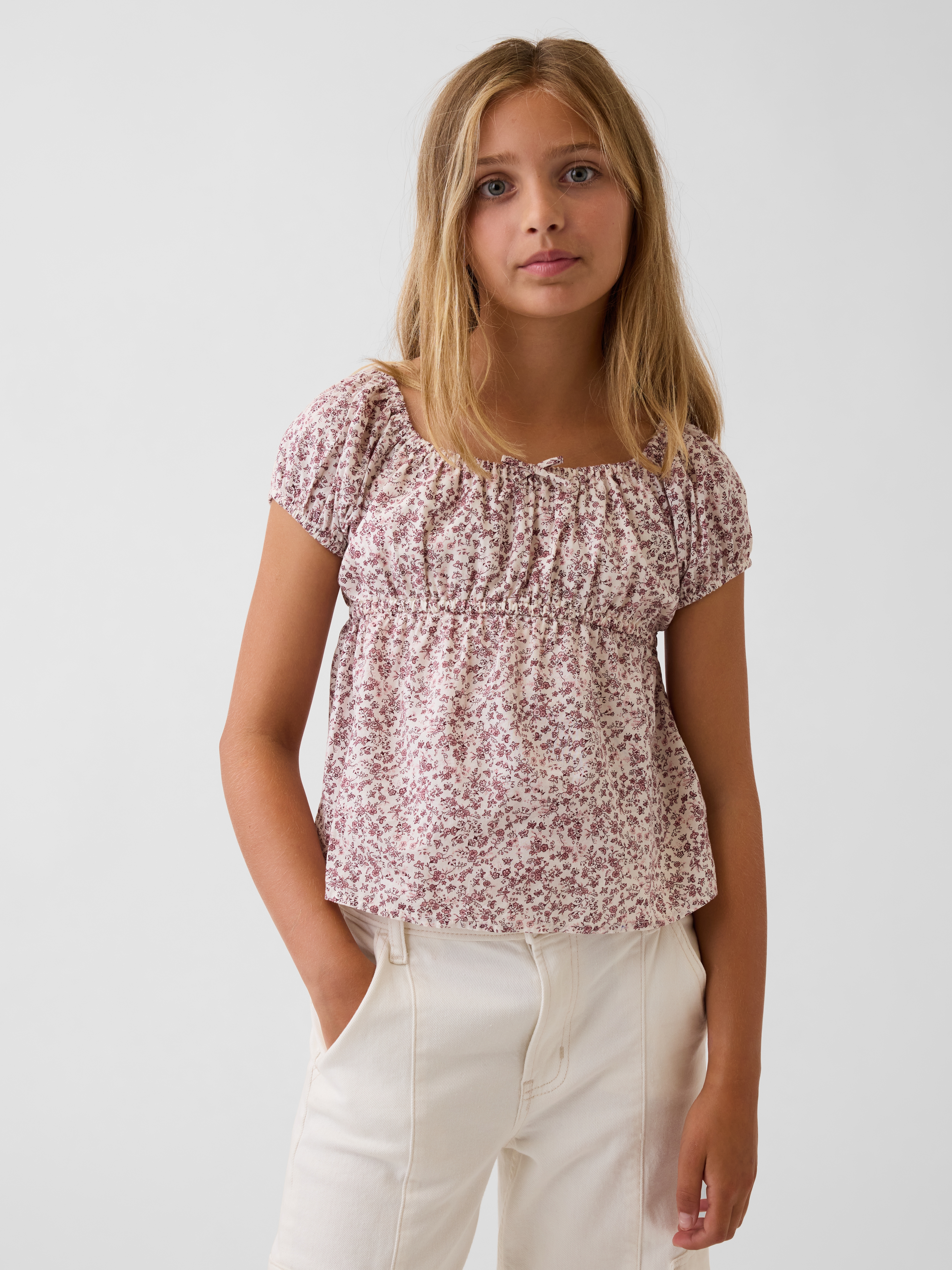 Kids Puff-Sleeve Top