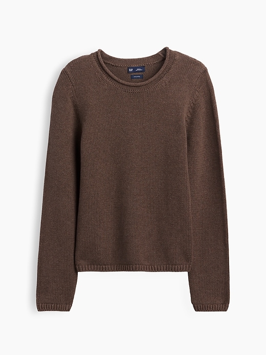 Image number 5 showing, 100% Cotton Rollneck Sweater