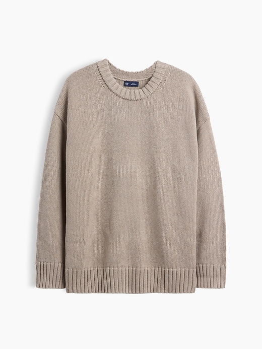 Image number 5 showing, 100% Cotton Oversized Sweater