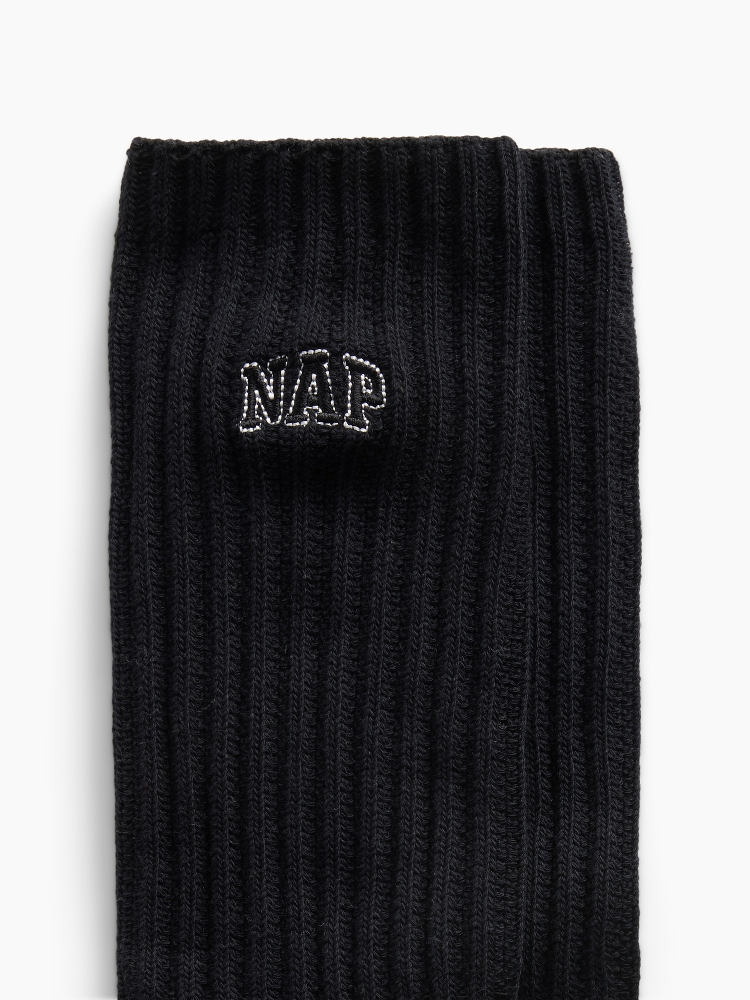 Носки Nap Slouchy, средней высоты, с логотипом — Gap, цвет: Чёрный — фото 2