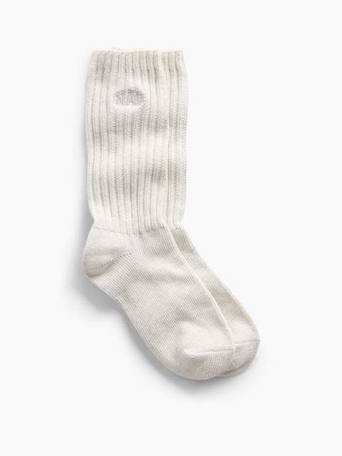 Nap Logo Slouchy Crew Socks