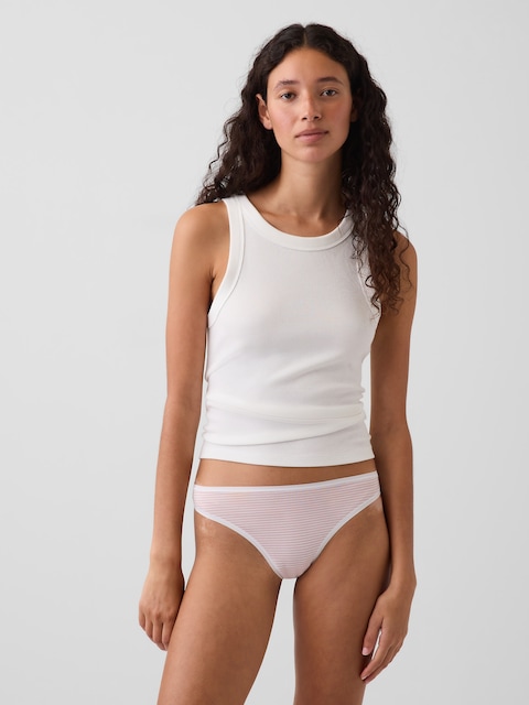 SoftMade Organic Stretch Cotton Thong