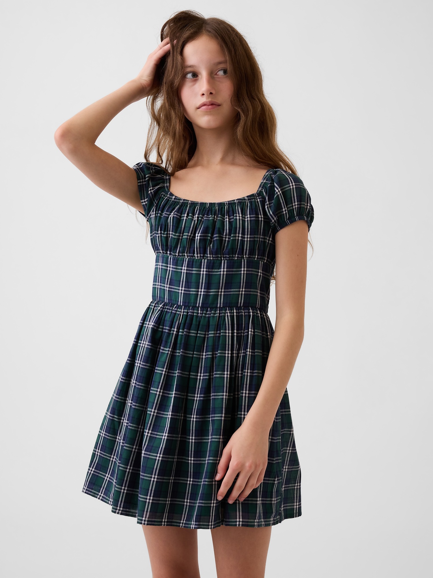 Gap Kids Puff-Sleeve Dress