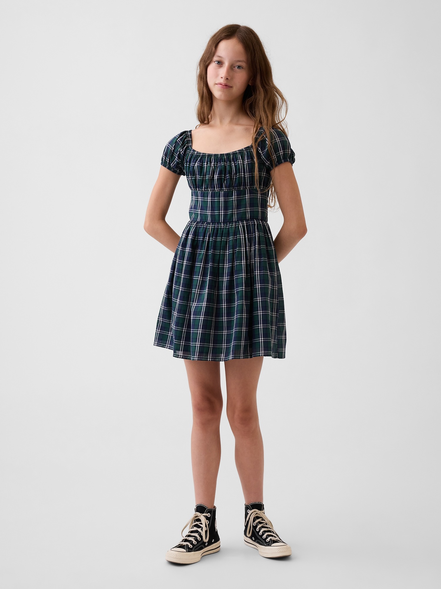 Gap Kids Puff-Sleeve Dress — фото 4