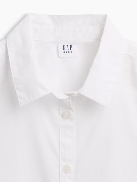 Image number 3 showing, Kids Uniform Poplin Shirt