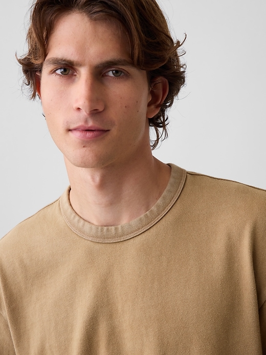 Image number 4 showing, Adult Heavyweight Crop T-Shirt