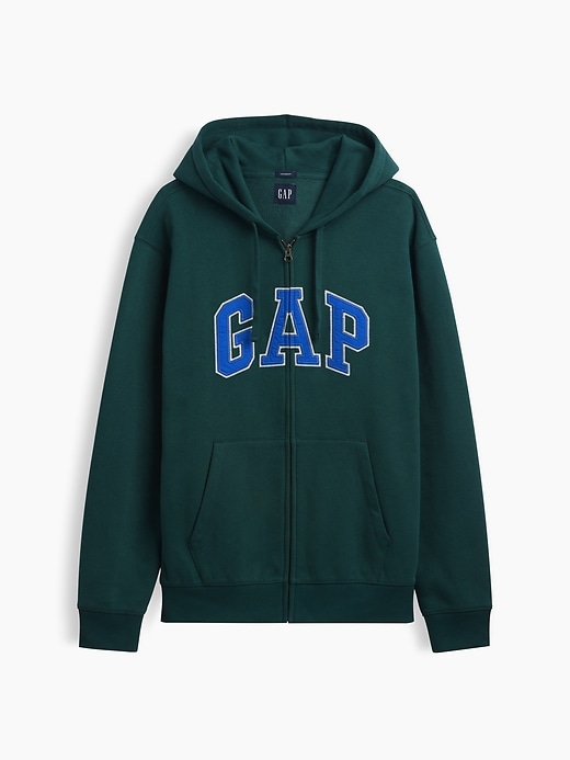 Image number 5 showing, Adult VintageSoft Arch Logo Zip Hoodie