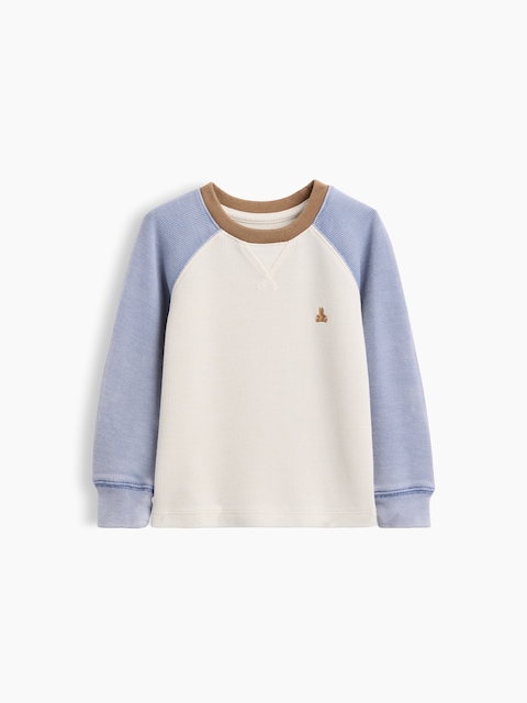 Baby & Toddler Textured Crewneck T-Shirt