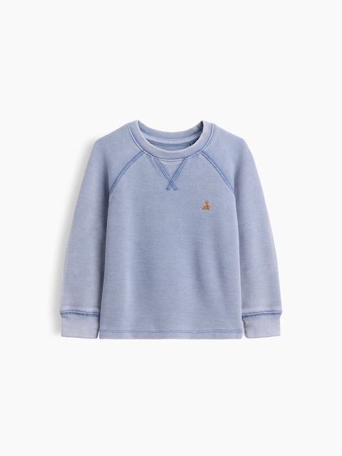 Baby & Toddler Textured Crewneck T-Shirt
