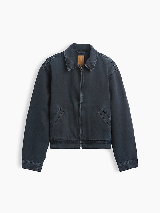 Image number 5 showing, Denim Boxy Workwear Jacket