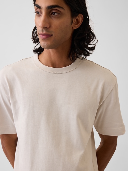 Image number 4 showing, Adult Heavyweight Crop T-Shirt