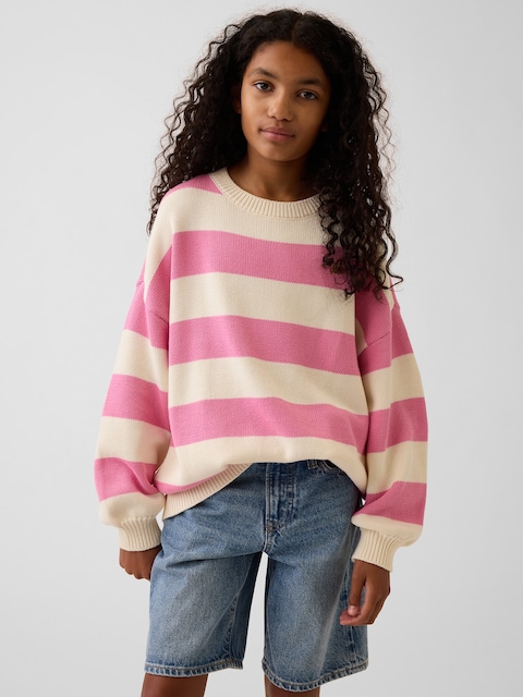 Kids 100% Cotton Oversized Sweater