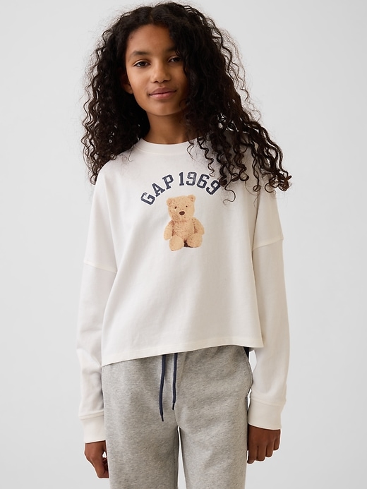 Image number 1 showing, Kids Heavyweight Oversized T-Shirt