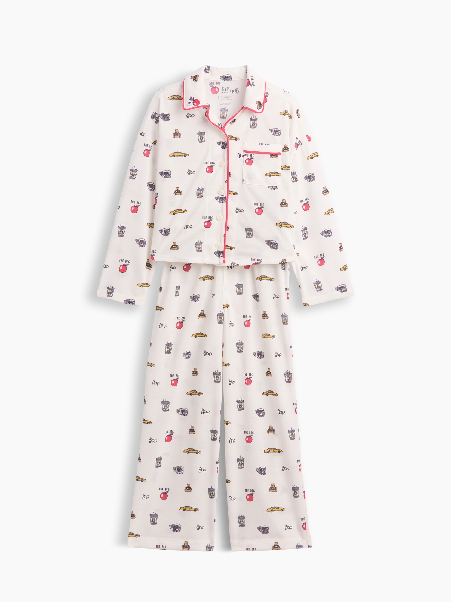 Kids Recycled Print PJ Set