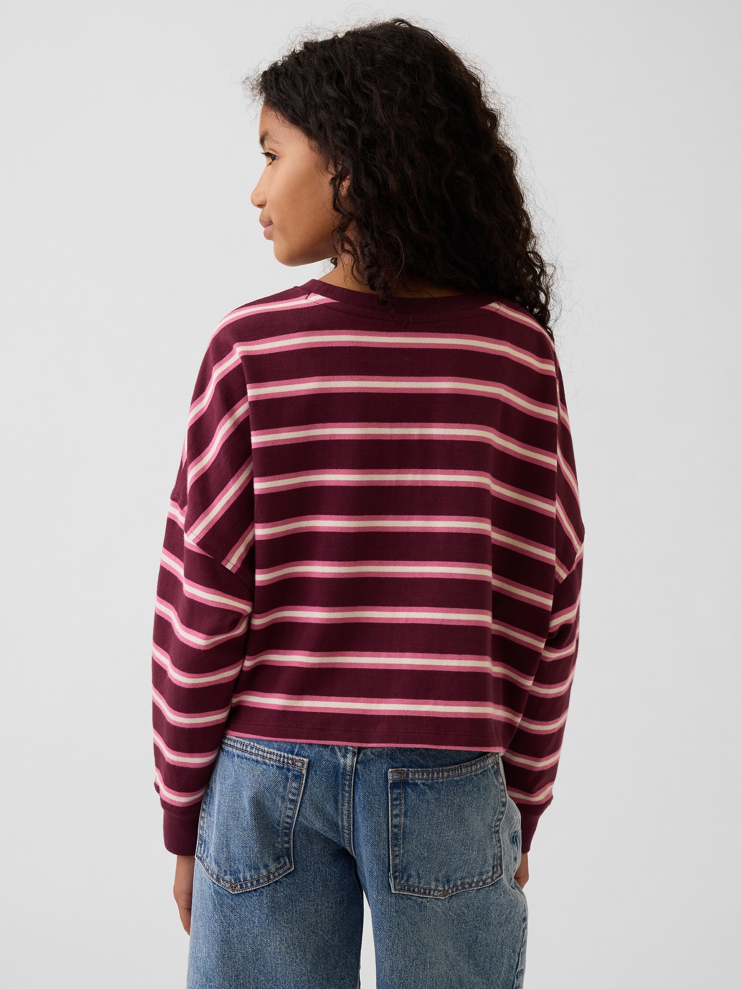 Детские футболки Gap Kids Heavyweight Oversized T-Shirt — фото 3