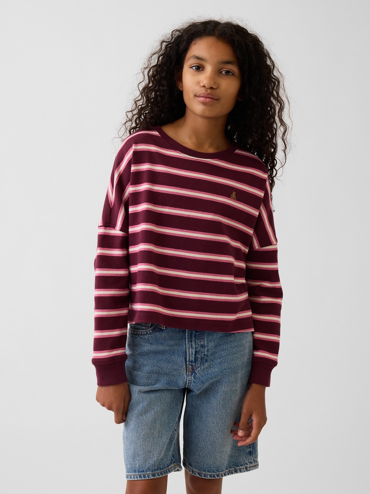 Детские футболки Gap Kids Heavyweight Oversized T-Shirt