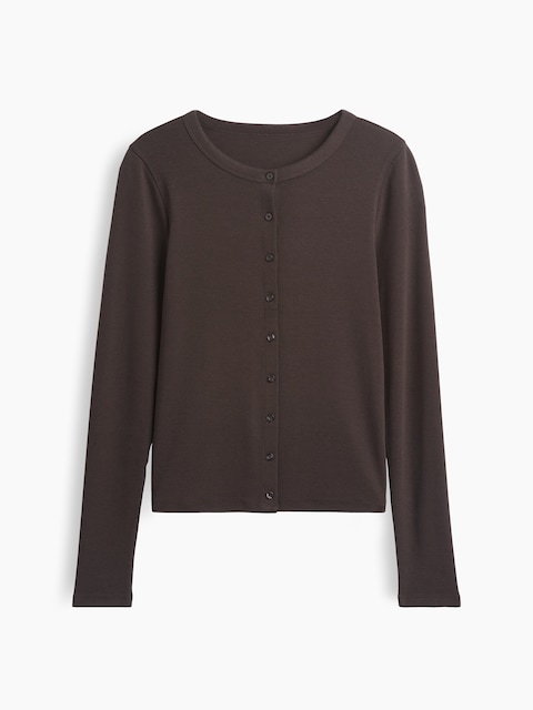 Modern Crewneck Cardigan
