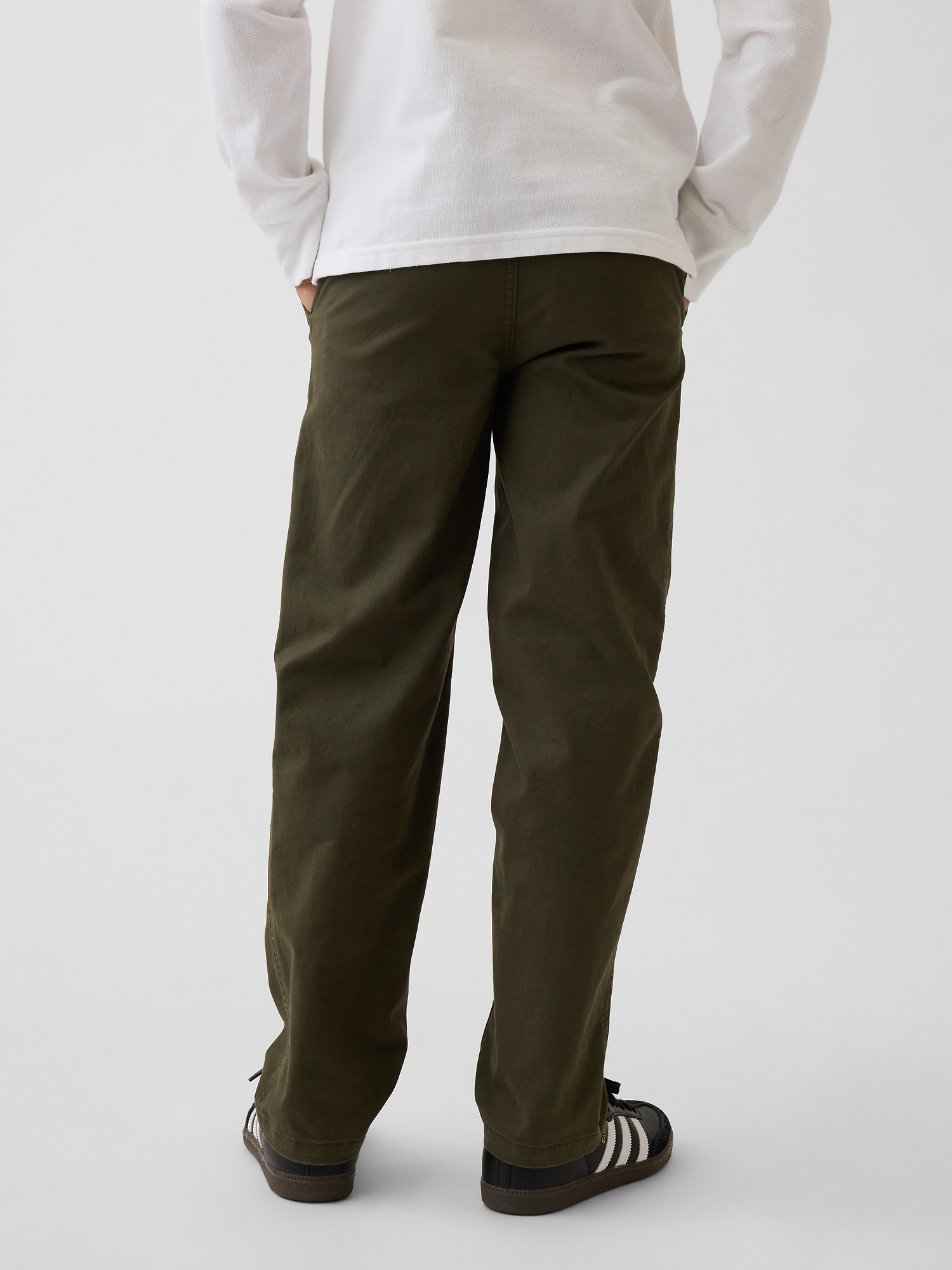 Kids Modern Uniform Loose Khakis