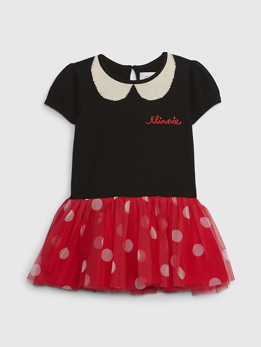 Image number 1 showing, Gap × Disney Baby Minnie Mouse Tulle Dress