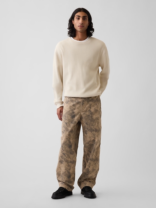 Image number 1 showing, Heavyweight Twill Baggy Khakis