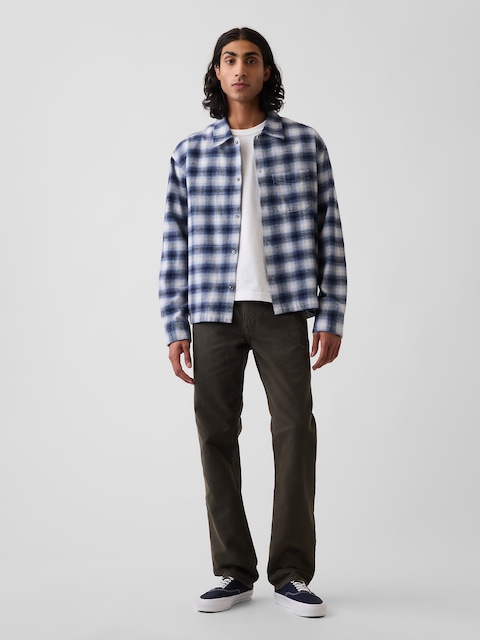 Canvas Relaxed Straight Jeans