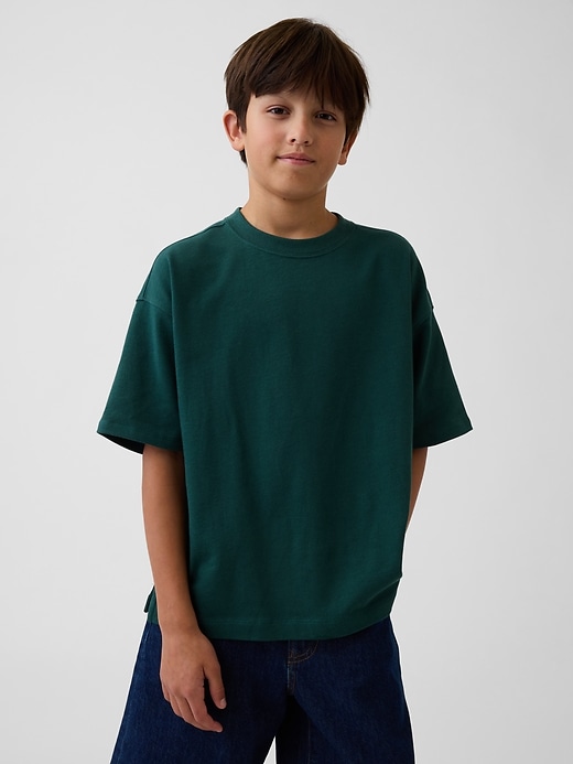 Image number 1 showing, Kids Heavyweight Oversized T-Shirt