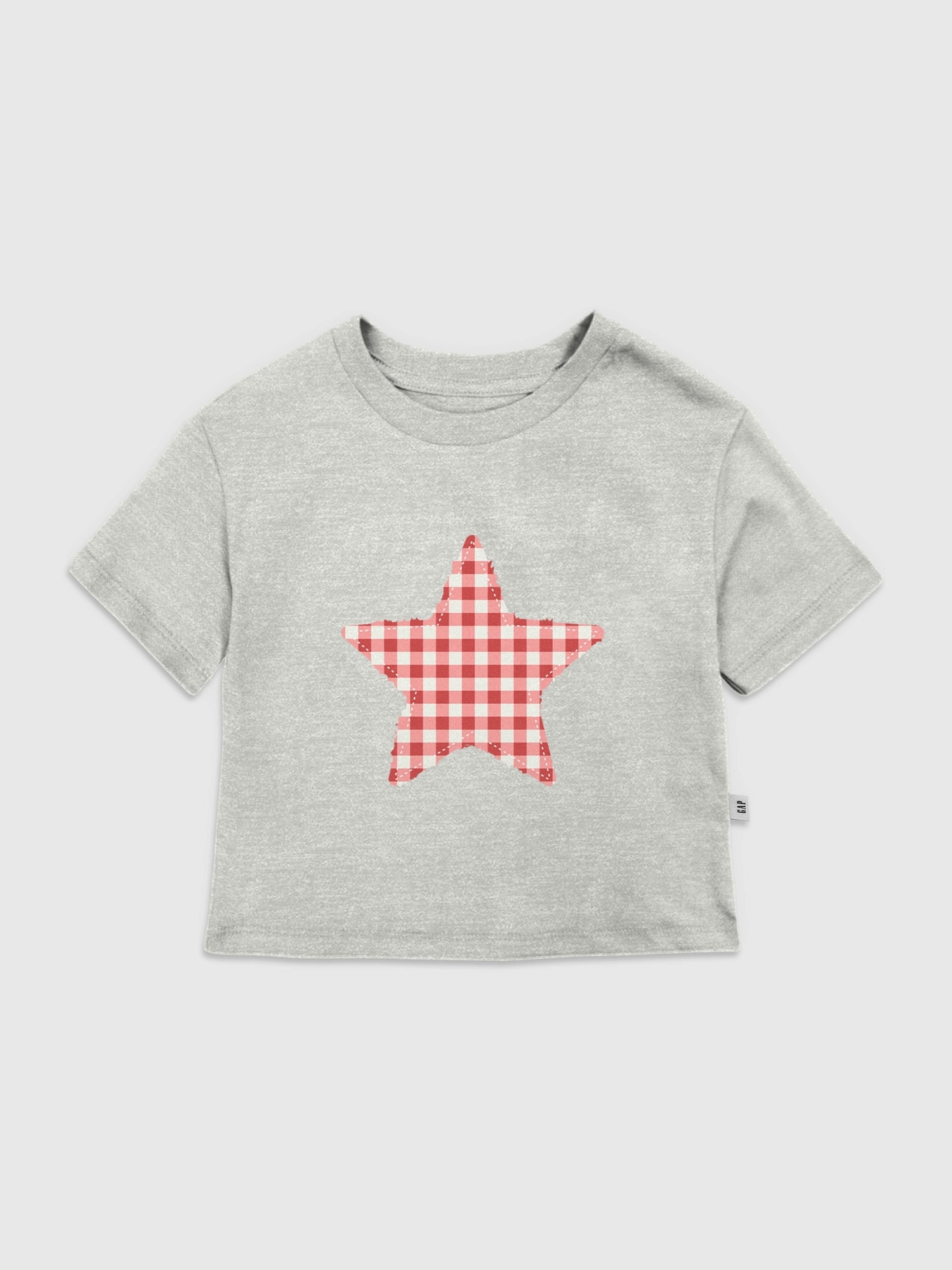 Toddler Plaid Star Graphic T-Shirt