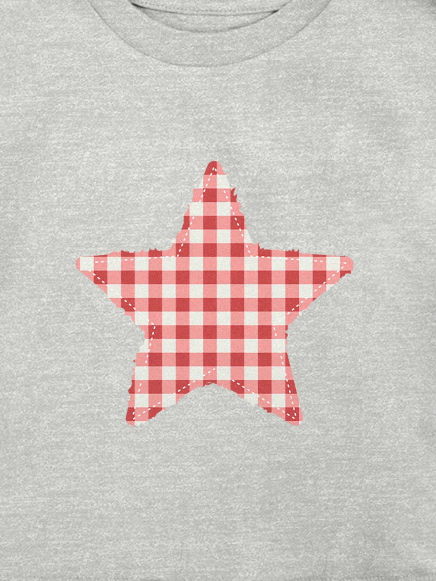 Toddler Plaid Star Graphic T-Shirt