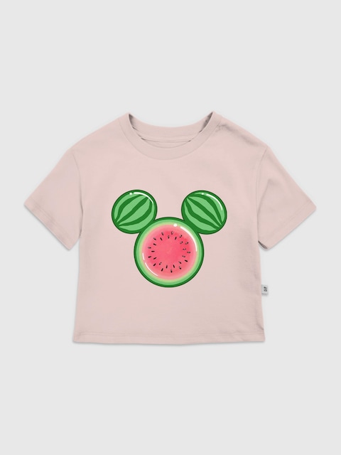 Toddler Mickey Watermelon Ears Graphic T-Shirt