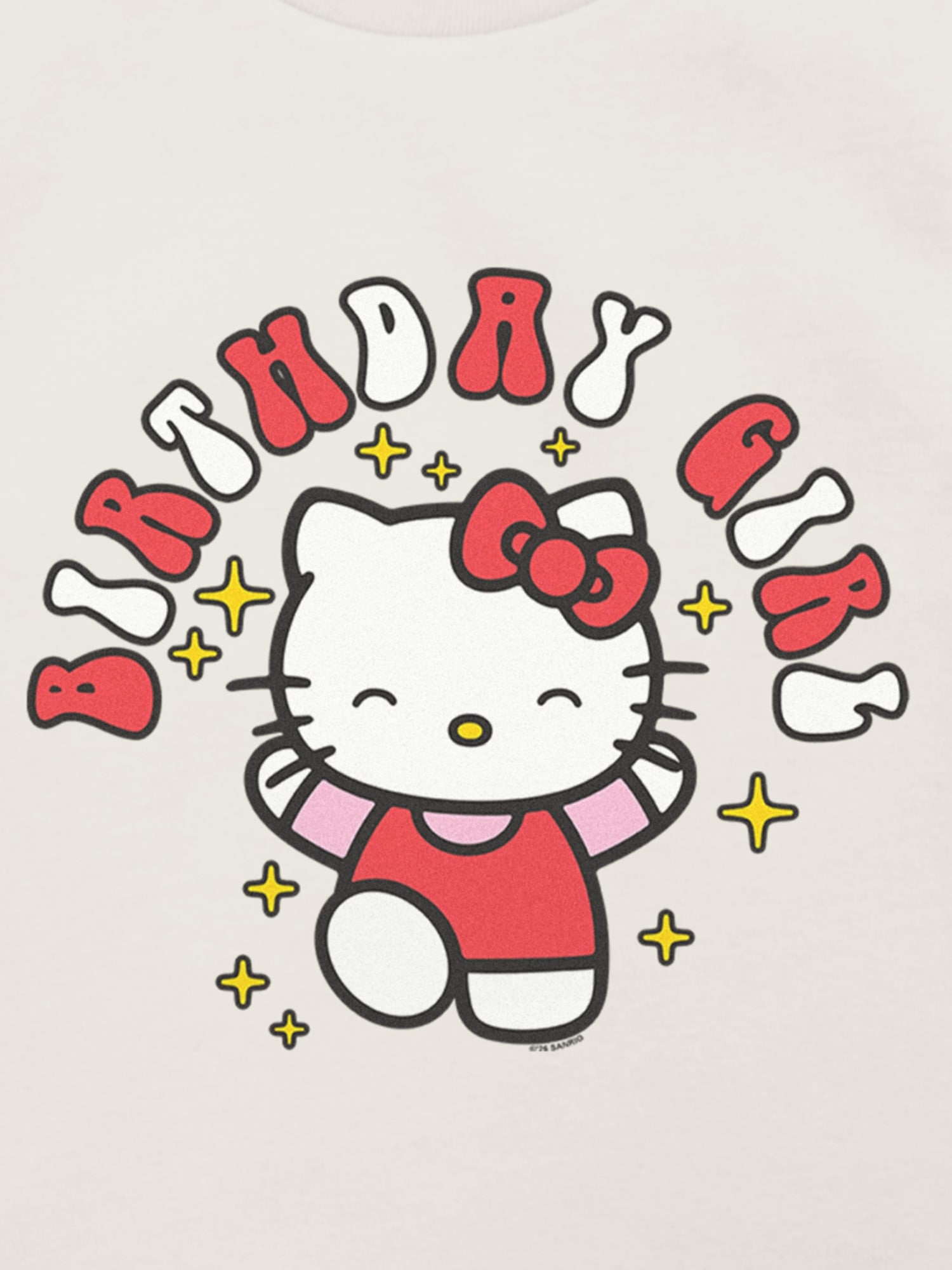 Toddler Hello Kitty Birthday Graphic T-Shirt