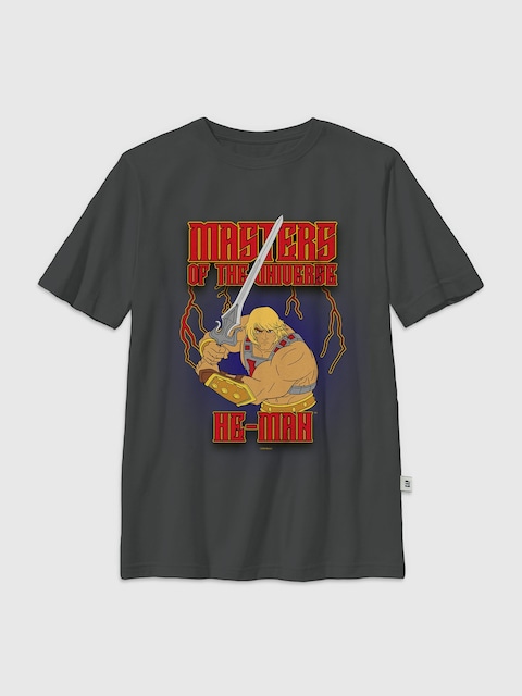 Kids Masters Of The Universe He-Man Battle Graphic T-Shirt