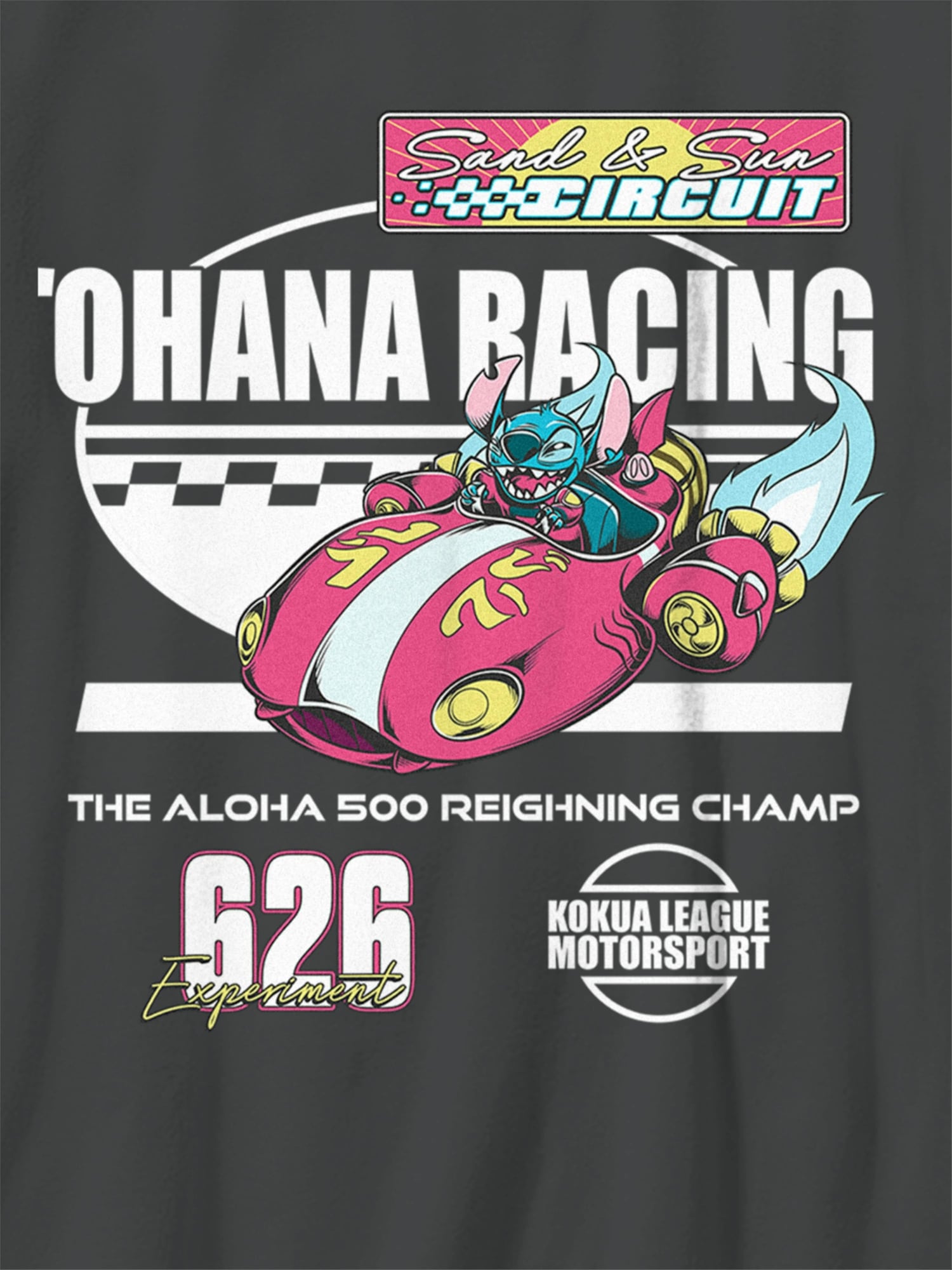 Kids Lilo and Stitch Ohana Racing Graphic T-Shirt