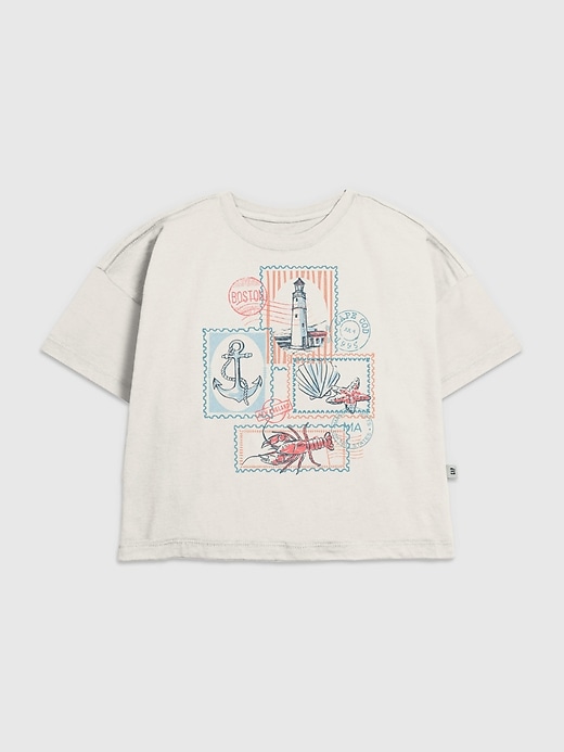 Image number 1 showing, Kids Cape Cod Stamps Graphic T-Shirt