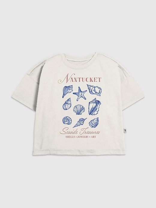 Image number 1 showing, Kids Nantucket Shells Graphic T-Shirt