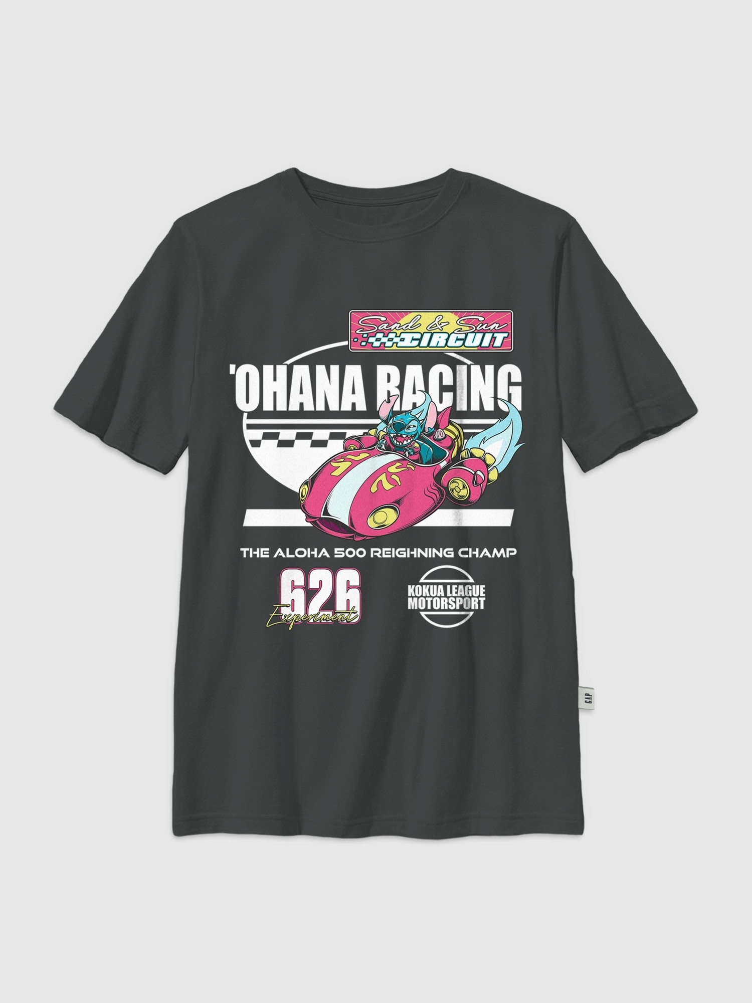 Kids Lilo and Stitch Ohana Racing Graphic T-Shirt