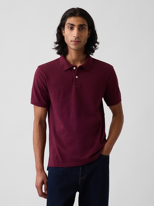Image number 1 showing, Pique Polo Shirt