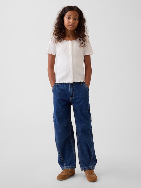 Kids Barrel Cargo Jeans