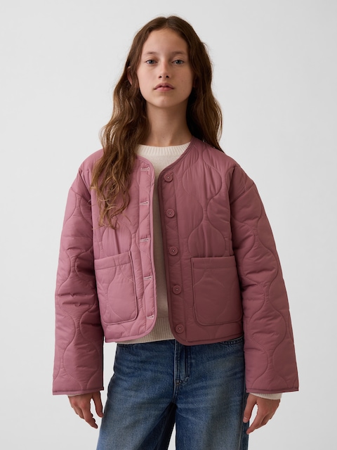 Kids Recycled Lightweight Quilted Jacket