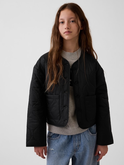 Kids Recycled Lightweight Quilted Jacket