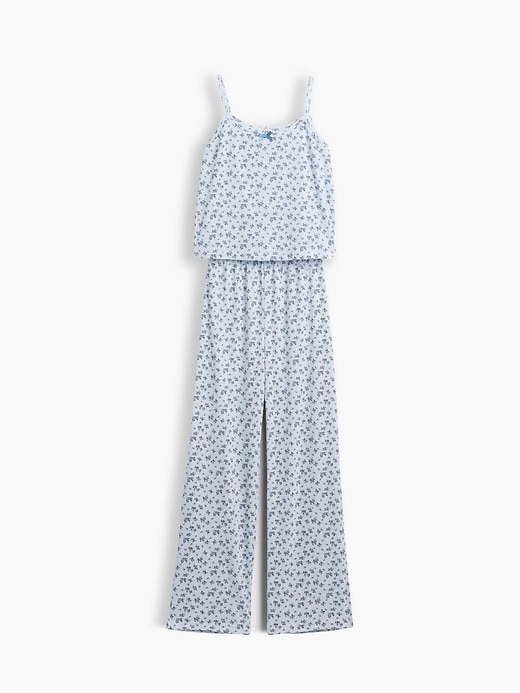 Image number 1 showing, Kids Recycled Pointelle Tank PJ Set